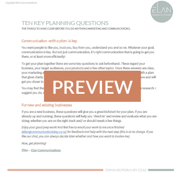 preview marketing planning template