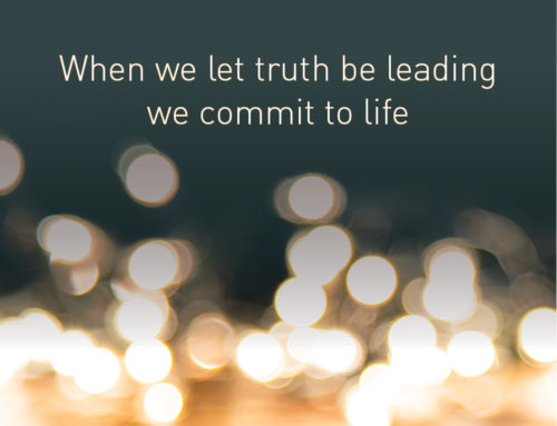 The power of stepping into truth